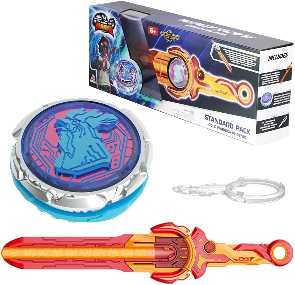 Gale Wings Sword Launcher Battle Set metal battle top with its launcher
