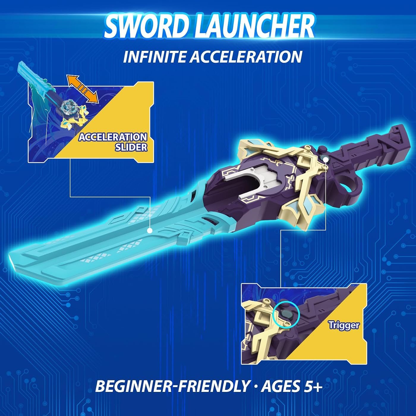 S7 Sword Launcher Attack Set Nado on the launch rack